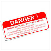 Alert Danger Sign Sticker