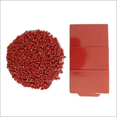 Poly Carbonate Cherry Red Granule