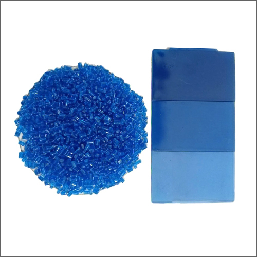 Transparent Blue Poly Carbonate Granule