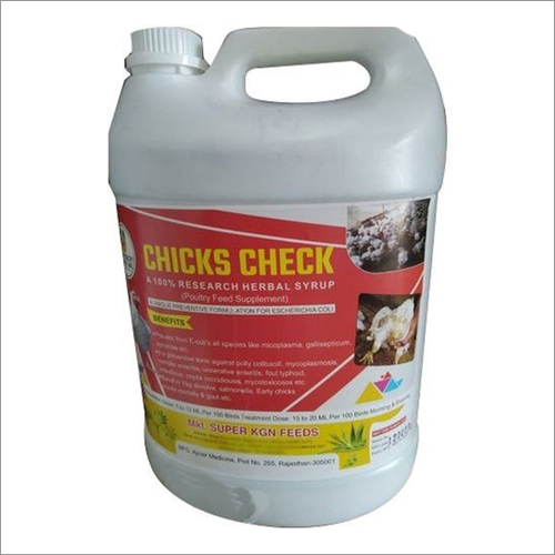 Liquid 5 Litre Chicks Check Herbal Syrup