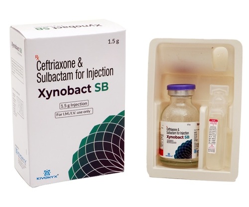Ceftriaxone 1000 mg + Sulbactum 500 mg Injection