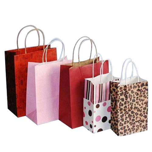 Paper Shopping Bags With Printing By THE AGRO KING