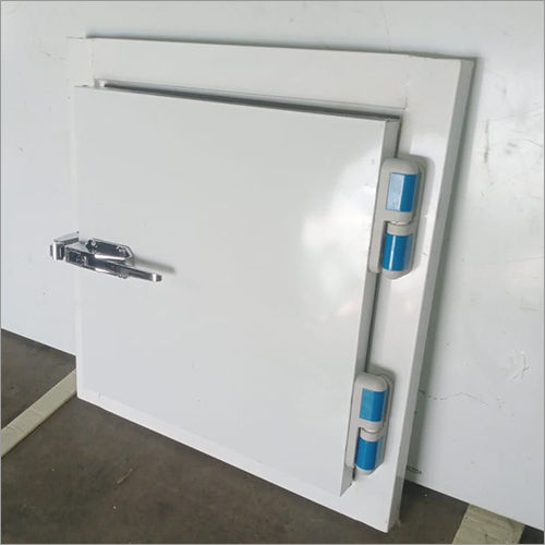 White Cold Storage Room Hatch Window