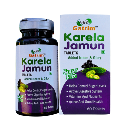 Karela Jamun Tablets With Added Neem And Giloy Tablets By GAYATRI MAA MARKETINGS