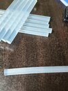 8 Inch Hot Melt Glue Stick - Color: White