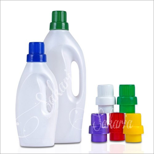 White Fabric Liquid Detergent Bottle