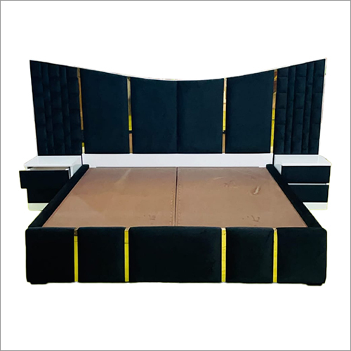 Wood Fancy Modular Double Bed