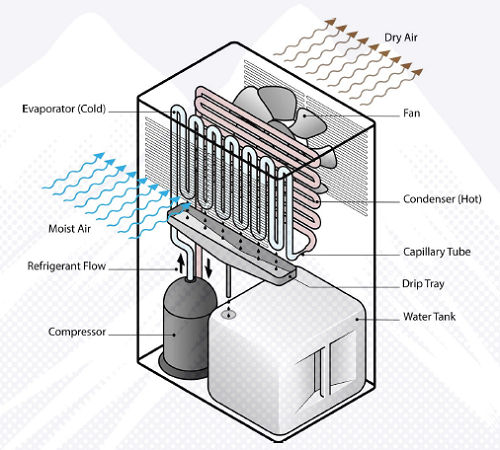 2500 Watt Dehumidifier