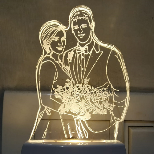 Personalized Couple Acrylic Led Night Lamp