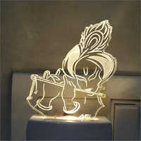 Acrylic Krishna LED Night Lamp