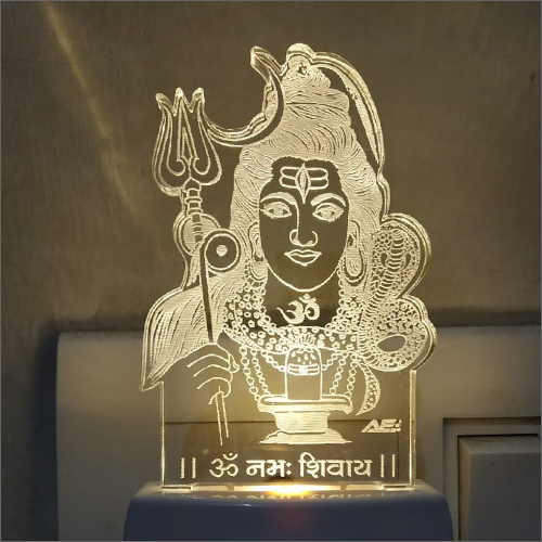 Acrylic Shiva LED Night Lamp