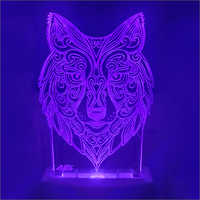 Acrylic LED Designer Blue night Lamp