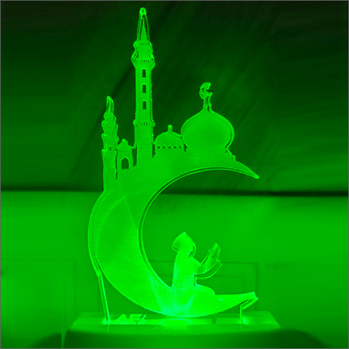 Acrylic LED Muslim Religious Night Lamp