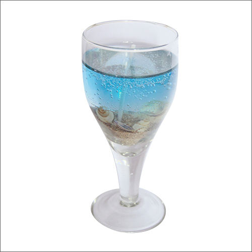 Decorative Glass Wax Candle