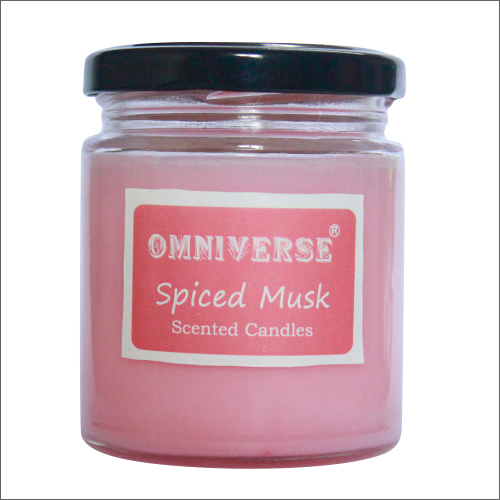 Spiced Musk Scented Jar Candle