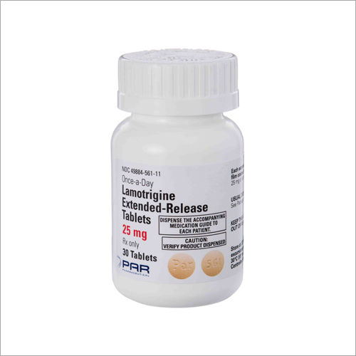25mg Lamotrigine Extended Release Tablets