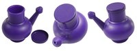 Yoga Equipment - Virgin Plastic, Standard Size | Lightweight, Purple Color, Easy To Carry & Use Neti Pot For Nasal Cleansing