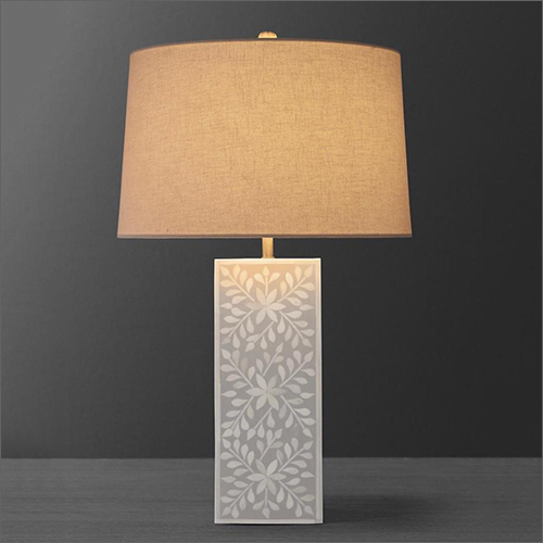 Bone Inlay Table Lamp By M/S HASEEN ART IMPEX