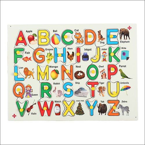 English Alphabets Wooden Puzzle Age Group: 0-10