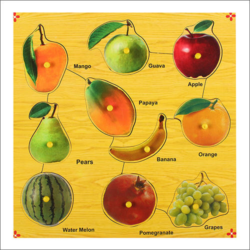 Healthy Fruit Wooden Puzzle