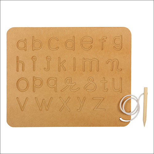 Lower Case Alphabets Wooden Tracing Board