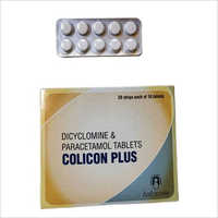 Antispasmodic - Analgesic Dicyclomine & Paracetamol Tablets
