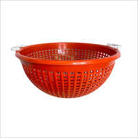 Red Plastic Fruit Basket