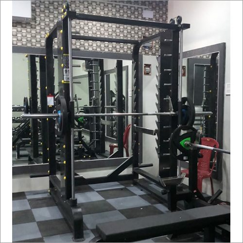 3D Smith Machine With Squat Rack