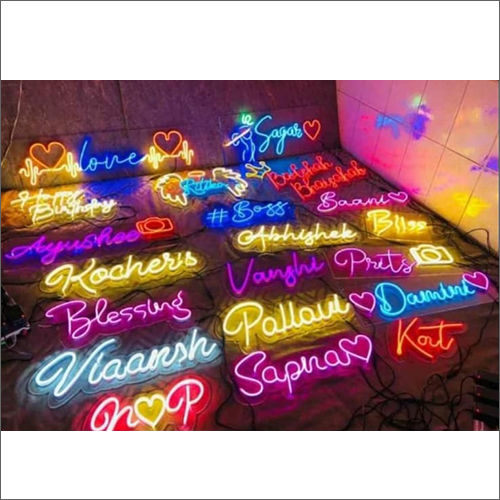 Multicolor Led Neon Sign Board