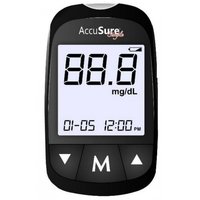 AccuSure Simple Blood Glucometer Machine with 200 Strips Combo Offer
