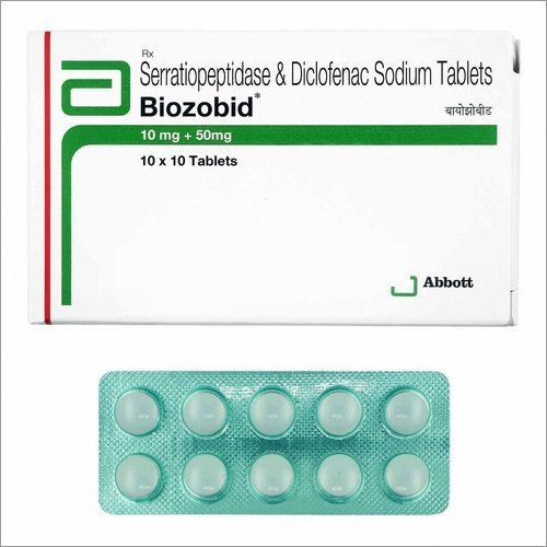 Serratiopeptidase And Diclofenac Sodium Tablets
