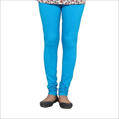 Blue Cotton Leggings - Cotton Material, Available in Multiple Sizes and Colors | Breathable, Moisture Absorbing, Sweat Wicking, Anti Odour Technology