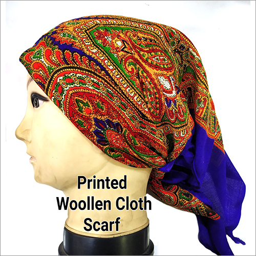 Girls Printed Woolen Cloth Scarf
