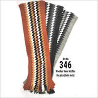 Woolen Stole Muffler - Soft Wool Blend, Lightweight Design, Available in Various Colors , Stylish Modern Pattern for Winter Wear