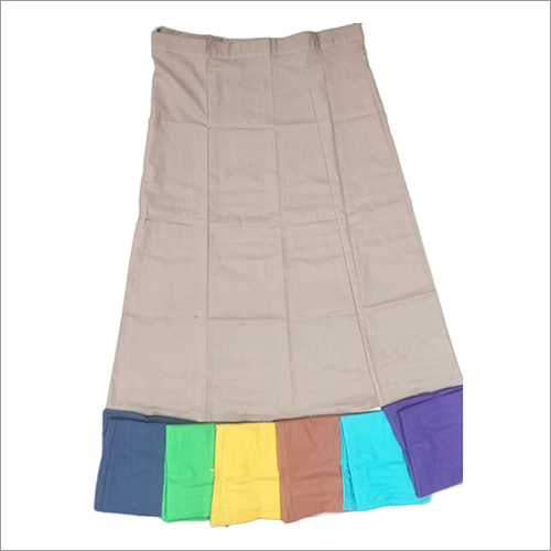 Available In Different Color Cotton Poplin Petticoat