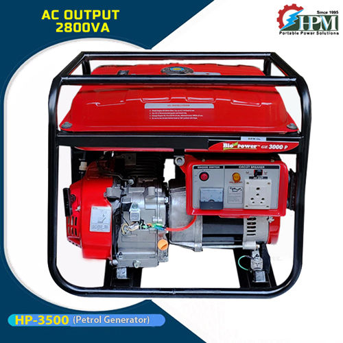 Petrol Generator 3 KVA Model HP 3500 Recoil Start