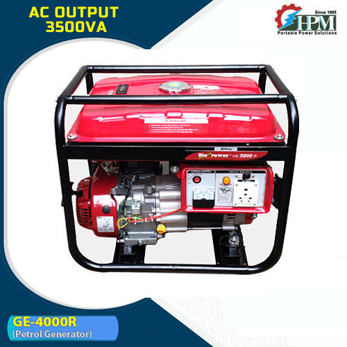 3.5 KVA Petrol Generator Model GE 4000R  Petrol Run Recoil Start