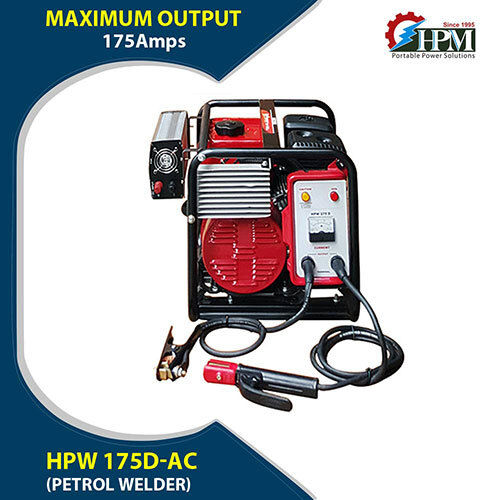 175 Amps Petrol Welding Generator  1 KVA  AC Output Model HPW-175D-AC Recoil Start