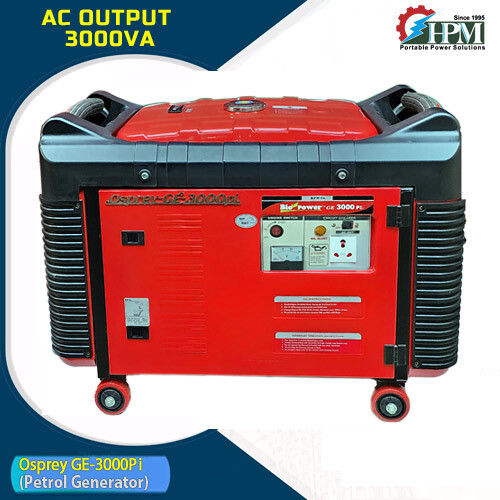 3 KVA Petrol Generator  Model Osprey GE-3000Pi Petrol Run Recoil Start