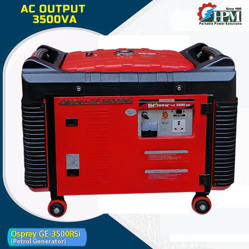 Petrol Generator 3.5 KVA Model Osprey GE-3500RSi Recoil and Self Start