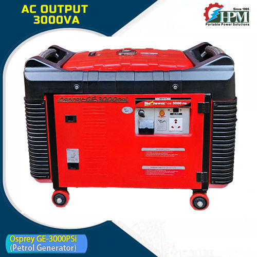 Petrol Generator 3 KVA  Model Osprey GE-3000PSi Recoil and Self Start