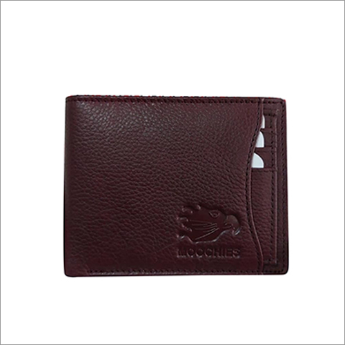 Brown Leather Foldable Wallet