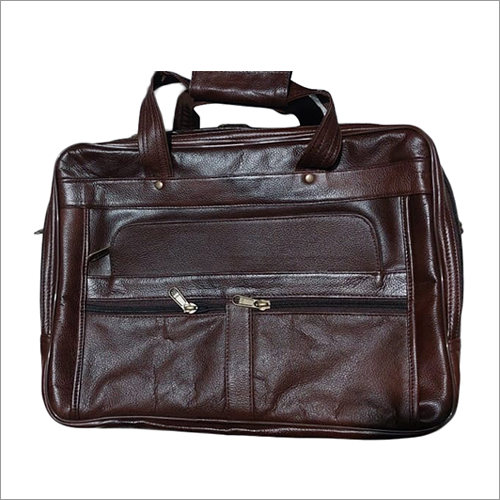 Brown Leather Office Bag