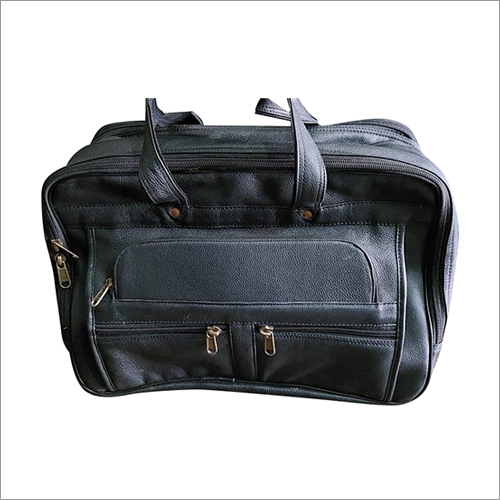 Black Leather Office Bag