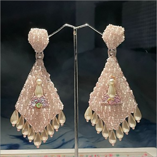 Embroidered Earrings