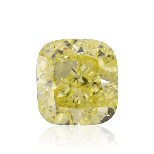 Emerald Cut Natural Yellow Diamond