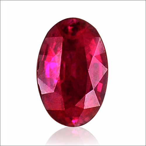 0.44Carats Oval Shape Red Ruby By REAL GEMS