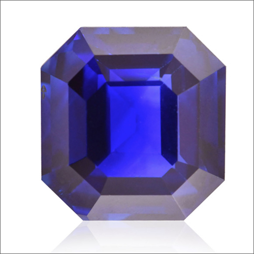 Emerald Cut Ceylon Blue Sapphire Gender: Unisex
