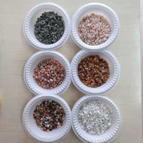 Diffrent Color Natural Crushed Granular Marble Aggregate Stone Chips For Terrazzo Floor Size: Available Size: (1) 0.5Mm To 1Mm