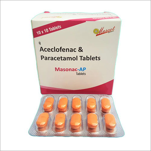 Aceclofenac And Paracetamol Tablets General Medicines